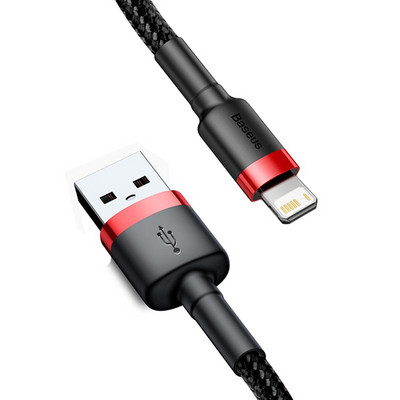 Baseus USB kabel za iPhone 13 12 11 Pro Max X XS 8 7 Plus 6 2.4A munjevito brz kabel za punjenje Data Line kabel punjača za ipad