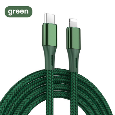 PD 20W kabel za brzo punjenje za iPhone 14 13 12 Pro Max 3A USB C kutni podatkovni kabel za Huawei Samsung S20 Macbook USB tip C kabel