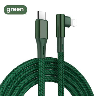 PD 20W kabel za brzo punjenje za iPhone 14 13 12 Pro Max 3A USB C kutni podatkovni kabel za Huawei Samsung S20 Macbook USB tip C kabel