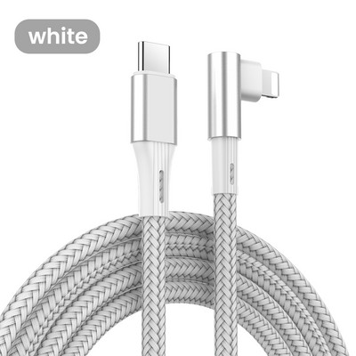 PD 20W kabel za brzo punjenje za iPhone 14 13 12 Pro Max 3A USB C kutni podatkovni kabel za Huawei Samsung S20 Macbook USB tip C kabel