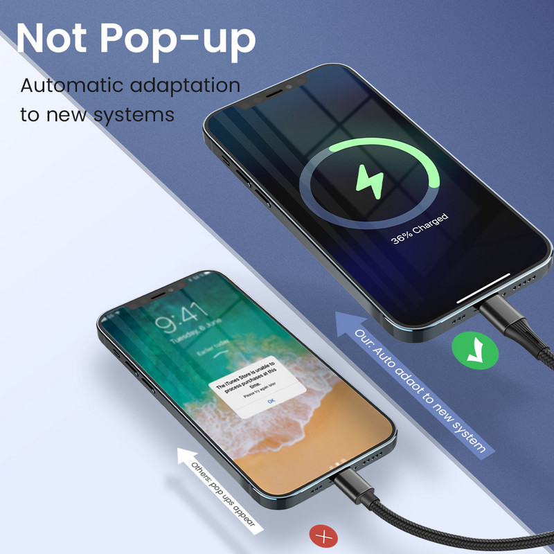 PD 20W kabel za brzo punjenje za iPhone 14 13 12 Pro Max 3A USB C kutni podatkovni kabel za Huawei Samsung S20 Macbook USB tip C kabel