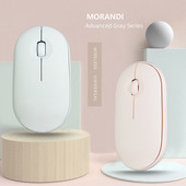 Bezdrôtová myš Bluetooth nabíjateľná myš ružová myš Bluetooth myš ultratenká tichá herná myš pre iPad počítač notebook PC