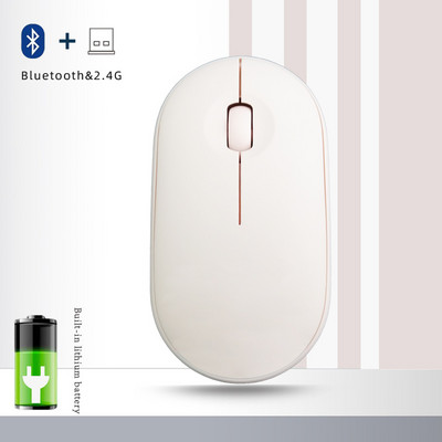 Bezdrôtová myš Bluetooth nabíjateľná myš ružová myš Bluetooth myš ultratenká tichá herná myš pre iPad počítač notebook PC