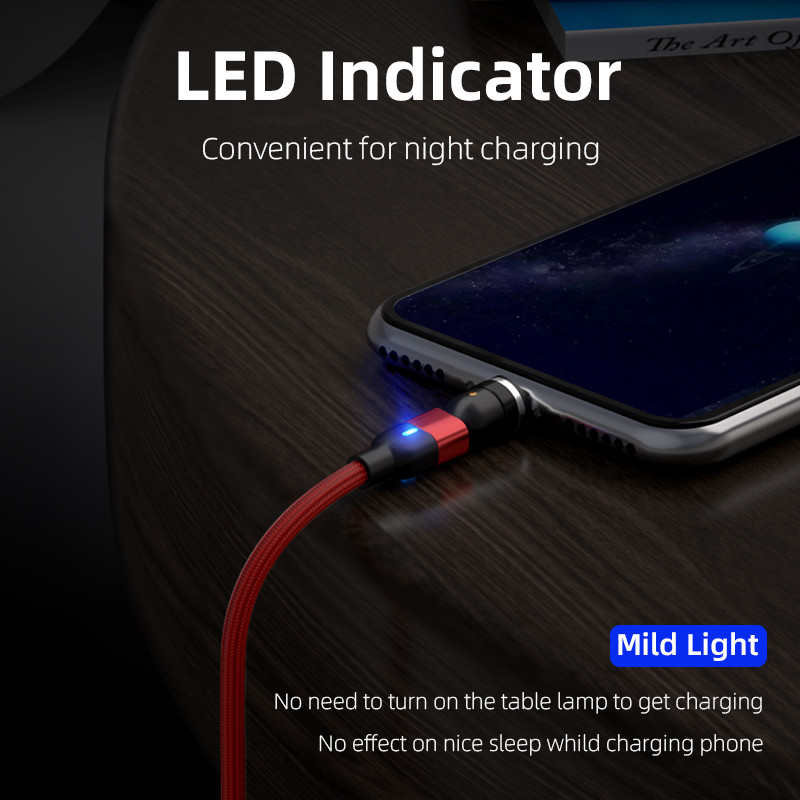 Mágneses USB kábelek gyors töltőkábel 1m 2m usb vezetékes micro usb C típusú töltő telefon tartozékok