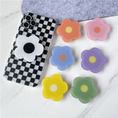 Όμορφο φωτεινό χρώμα 7 Χρώμα λουλούδι Korea Grip Tok Θήκη τηλεφώνου Δαχτυλίδι δακτυλίου Πτυσσόμενη λαβή Θήκη υποδοχής Griptok