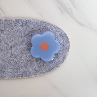 Όμορφο φωτεινό χρώμα 7 Χρώμα λουλούδι Korea Grip Tok Θήκη τηλεφώνου Δαχτυλίδι δακτυλίου Πτυσσόμενη λαβή Θήκη υποδοχής Griptok