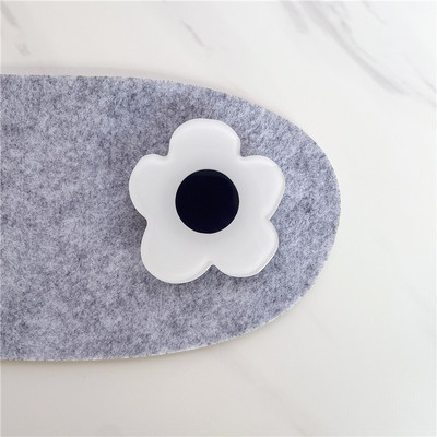 Όμορφο φωτεινό χρώμα 7 Χρώμα λουλούδι Korea Grip Tok Θήκη τηλεφώνου Δαχτυλίδι δακτυλίου Πτυσσόμενη λαβή Θήκη υποδοχής Griptok