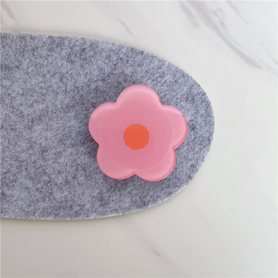 Όμορφο φωτεινό χρώμα 7 Χρώμα λουλούδι Korea Grip Tok Θήκη τηλεφώνου Δαχτυλίδι δακτυλίου Πτυσσόμενη λαβή Θήκη υποδοχής Griptok