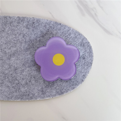 Όμορφο φωτεινό χρώμα 7 Χρώμα λουλούδι Korea Grip Tok Θήκη τηλεφώνου Δαχτυλίδι δακτυλίου Πτυσσόμενη λαβή Θήκη υποδοχής Griptok