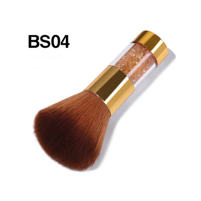 Strasszos nyélű körömdíszítő porkefe manikűrhöz Szépségecset Pirosító Púderecsetek Divat Gél Kiegészítők Köröm Anyag Eszköz