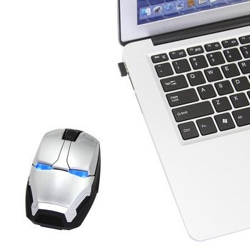 UTHAI DB22 Нова безжична мишка USB2.4 GDPI 1600 Personality Creative Iron Man Silent Mouse за PC и лаптоп мишка