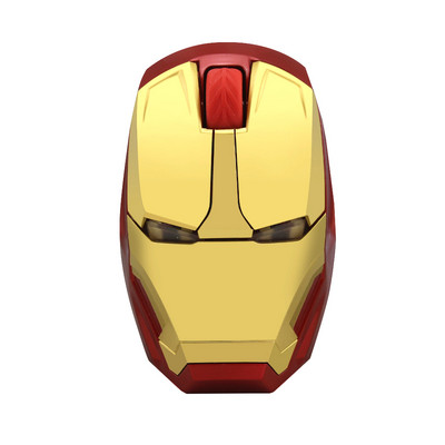 Mouse UTHAI DB22 Nou USB2.4 GDPI 1600 Mouse fără fir Personalitate Creativ Iron Man Mouse Silențios pentru PC și Laptop Mouse
