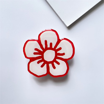 Όμορφη γυαλιστερή λαβή λουλουδιών Tok θήκη τηλεφώνου Υποστήριξη δακτυλίου δακτυλίου πτυσσόμενη υποδοχή τηλεφώνου Grip Griptok αξεσουάρ βάσης