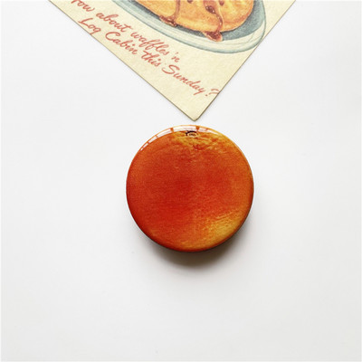 Glossy Fruit Tomato Green Apple Orange Grip Tok Phone Holder за iPhone 13 Сгъваем Griptok Socket Finger Ring Holder