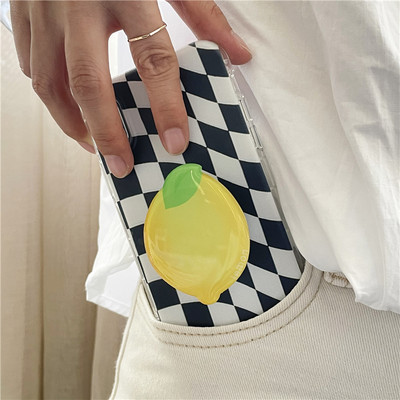 Krásny lesklý farebný kvet Korea Grip Tok držiak na telefón s prsteňom, skladací držiak na prsteň, držiak Griptok