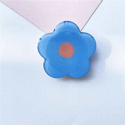 Culoare lucioasă Floare de lalele Suport de telefon pliabil Stretch Grip Tok Priză Talk Priză Finger Ring Suport Griptok