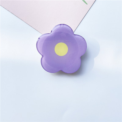 Culoare lucioasă Floare de lalele Suport de telefon pliabil Stretch Grip Tok Priză Talk Priză Finger Ring Suport Griptok