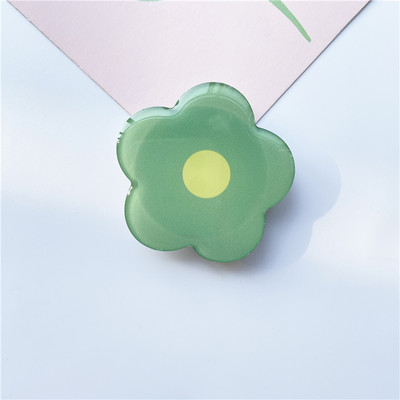 Culoare lucioasă Floare de lalele Suport de telefon pliabil Stretch Grip Tok Priză Talk Priză Finger Ring Suport Griptok
