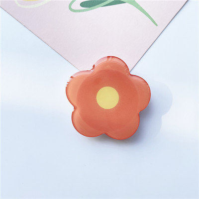 Culoare lucioasă Floare de lalele Suport de telefon pliabil Stretch Grip Tok Priză Talk Priză Finger Ring Suport Griptok