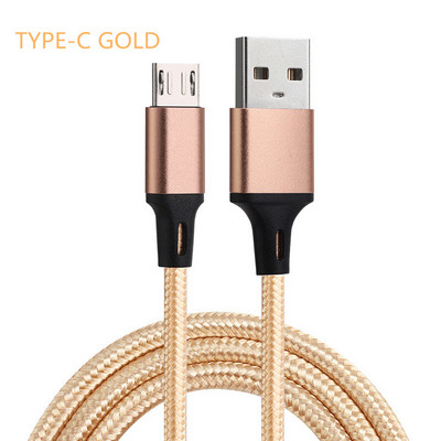 Micro USB kabelis Ātrās uzlādes dati Oneplus 10 pro Xiaomi Sync Cord 2.4A USB neilona pīts datu līnijas vads mobilo tālruņu kabeļiem