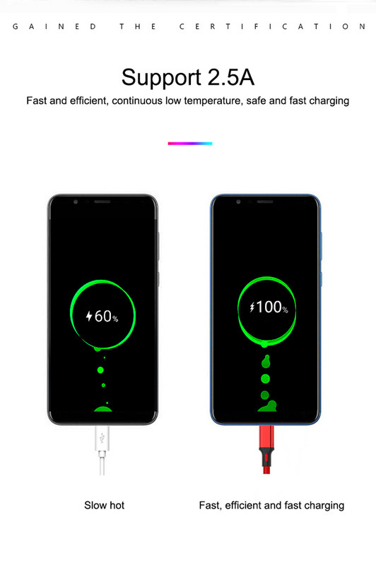 Micro USB kabelis Ātrās uzlādes dati Oneplus 10 pro Xiaomi Sync Cord 2.4A USB neilona pīts datu līnijas vads mobilo tālruņu kabeļiem