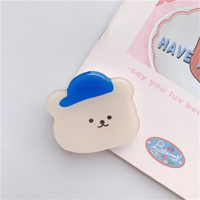 Slatki svijetli crtani medvjed Korea Grip Tok Držač mobilnog telefona Podrška za prsten za prste Preklopiva ručka Griptok Držač utičnice