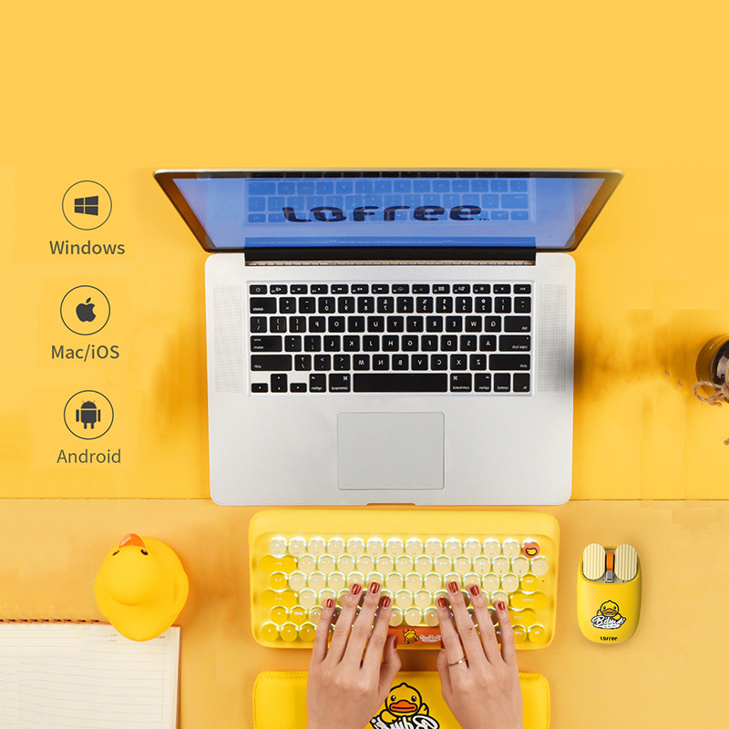 Sanreya Original LOFREE Lofe Maus kartulikrõpsud 2.4G juhtmeta hiir kaasaskantav hiir | 5 reguleeritavat DPI taset | 2.4G ja Bluetooth