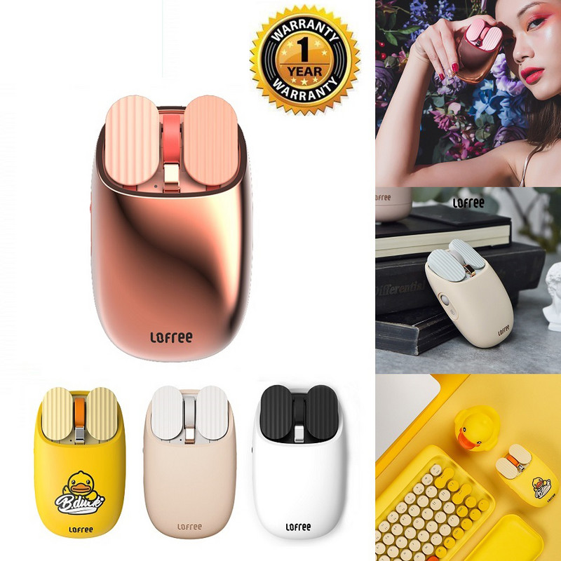 Sanreya Original LOFREE Lofe Maus kartulikrõpsud 2.4G juhtmeta hiir kaasaskantav hiir | 5 reguleeritavat DPI taset | 2.4G ja Bluetooth