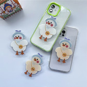 Lesklý roztomilý batoh Duck Korea Grip Tok držiak na telefón s prstom, skladacia rukoväť, držiak na telefón Griptok pre iPhone 13