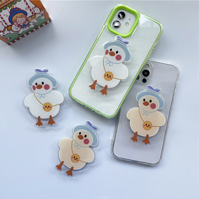 Блестяща сладка раница Duck Korea Grip Tok Phone Holder Finger Ring Support Сгъваема дръжка Griptok Socket Holder за iPhone13