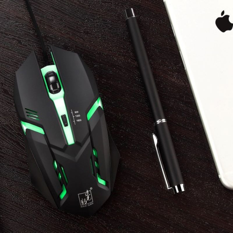 K2 USB žičani fotoelektrični LED svjetleći s otežavajućim blokom Podloga za miša Računalni uredski miš za igre