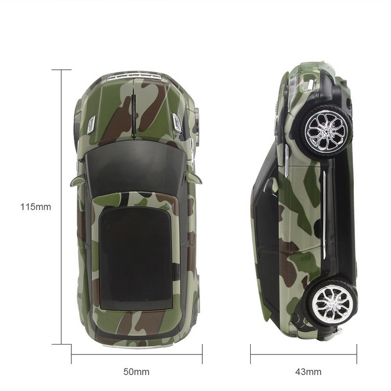 Novi bežični miš Bežični računalni miš Automobilski kamuflažni SUV USB optički miševi za igranje 3D ergonomski miš za PC prijenosno računalo