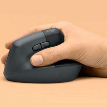 Оригинална Logitech Lift Vertical Ergonomic Mouse Безжична Bluetooth мишка Office 6 Button 4000DPI Gaming Mouse for PC Laptop