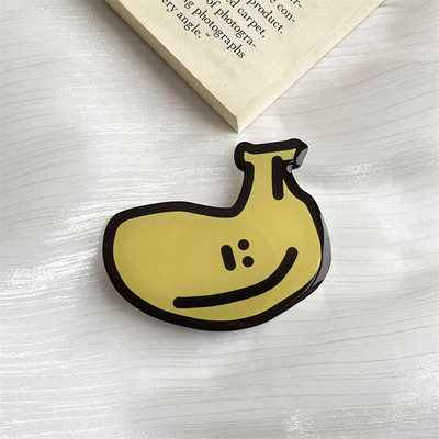 Γυαλιστερό τσιπ μπανάνας Επεκτάσιμη λαβή Tok Θήκη τηλεφώνου Πτυσσόμενη υποδοχή Δακτύλιος υποστήριξης δακτυλίου Αξεσουάρ θήκης τηλεφώνου Griptok