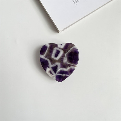 Luxusný lesklý držiak na telefón v tvare srdca z prírodného mramoru, priehľadný držiak na prst, skladací držiak na zásuvku Griptok