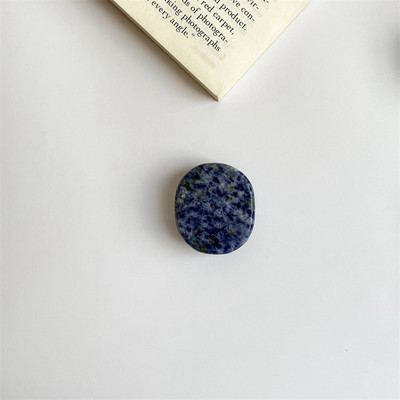 Luxusný lesklý držiak na mobil z prírodného mramoru s rozšíriteľnou rukoväťou Grip Tok, držiak na mobilný telefón s prsteňom, skladacia zásuvka, držiak Griptok