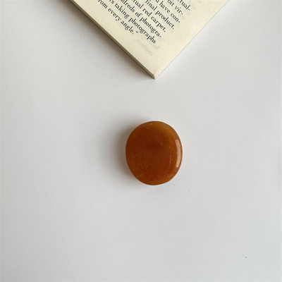 Luxusný lesklý držiak na mobil z prírodného mramoru s rozšíriteľnou rukoväťou Grip Tok, držiak na mobilný telefón s prsteňom, skladacia zásuvka, držiak Griptok