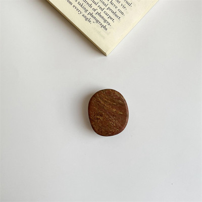 Luxusný lesklý držiak na mobil z prírodného mramoru s rozšíriteľnou rukoväťou Grip Tok, držiak na mobilný telefón s prsteňom, skladacia zásuvka, držiak Griptok