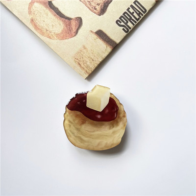 Glancēts simulācijas pārtikas salokāms tālruņa turētājs rokturis Tok Grip pirkstu gredzens Griptok ligzda viedtālruņa universālie aksesuāri