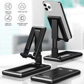 Skladací stojan na tablet, mobilný telefón, stolný telefón, iPad, iPhone, Samsung, nastaviteľný stolový držiak, stojan na smartfón