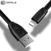 Καλώδιο CAFELE USB για iphone XR XS Max X 8 7 6 Plus 5S USB Charging Data Sync Καλώδιο USB Durable Fadeless TPE 5V 2.1A 50CM / 120CM