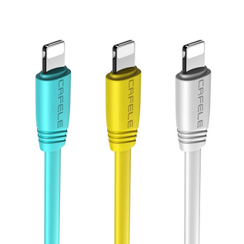 USB кабел CAFELE за iphone XR XS Max X 8 7 6 Plus 5S USB кабел за синхронизиране на данни за зареждане, USB кабел, издръжлив Fadeless TPE 5V 2.1A 50CM / 120CM
