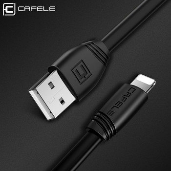 Καλώδιο CAFELE USB για iphone XR XS Max X 8 7 6 Plus 5S USB Charging Data Sync Καλώδιο USB Durable Fadeless TPE 5V 2.1A 50CM / 120CM