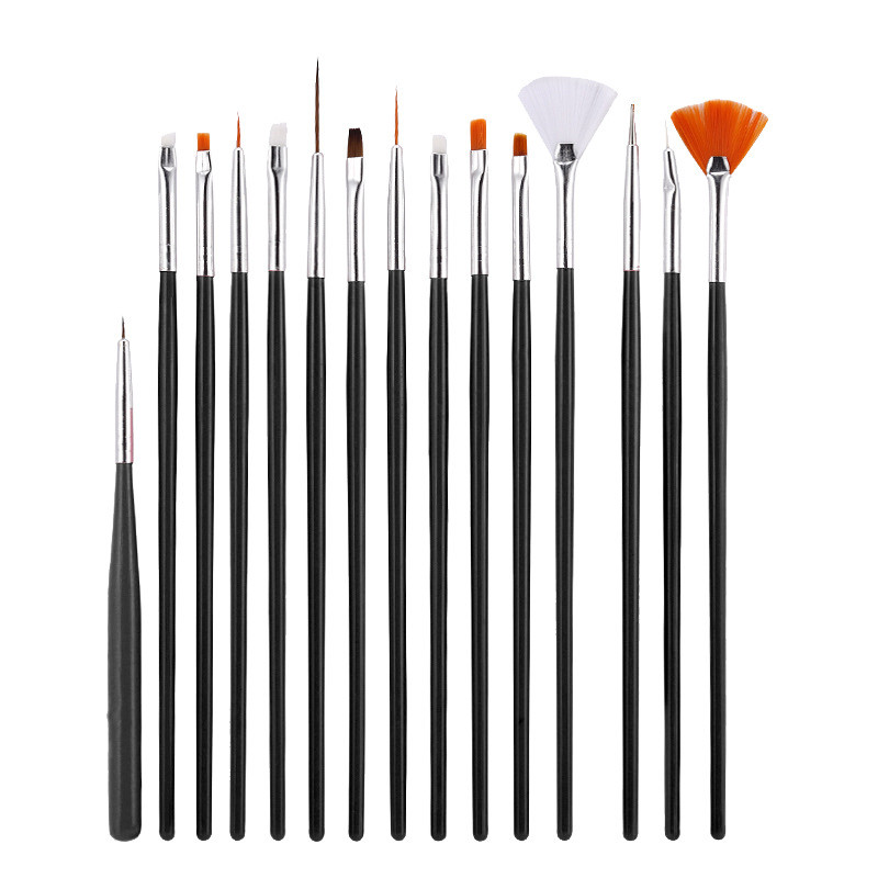 7pcs/set Olovke za kistove za crtanje noktiju Akrilne četkice za nokte UV gel lak za nokte Slikarstvo Set kistova za crtanje Komplet alata za manikuru Novi dizajn