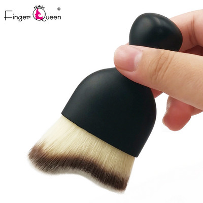 1db Little V Shape Shadow sminkecset körömpolírozó gél portisztító smink ecset manikűr eszköz körömpor kefe