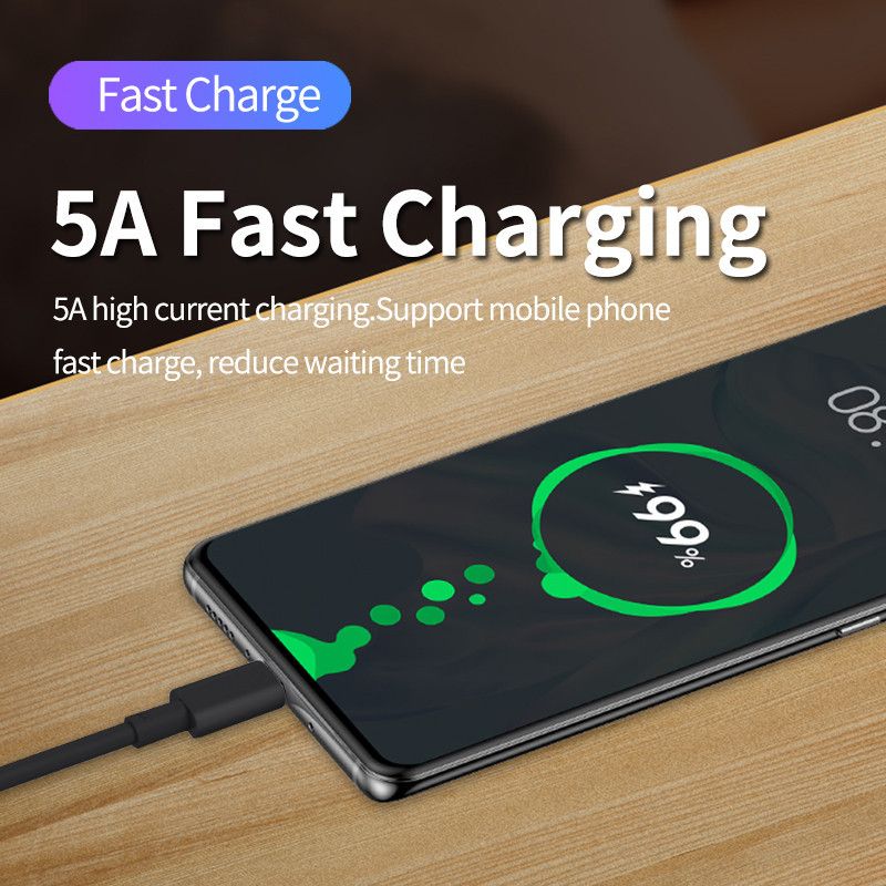 Cablu USB 3.2 Gen2 de tip C pentru Thunderbolt 3 20Gbps Cablu de sincronizare a datelor USBC pentru Macbook Pro 5A 100W Tip C Încărcare rapidă Cablu 4K 60Hz