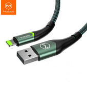 Mcdodo USB kabel 2A brzo punjenje za Lightning iPhone 14 13 12 Pro Max XS XR X 8 7 Plus IPad IPod IOS 14 Punjač Data LED kabel
