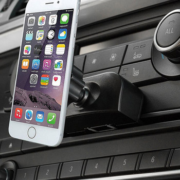 Xnyocn Θέση τηλεφώνου αυτοκινήτου Υποδοχή CD Μαγνητική βάση στήριξης αυτοκινήτου για iPhoneX 8 7 Plus Κουμπί απελευθέρωσης Universal φορητή βάση αυτοκινήτου