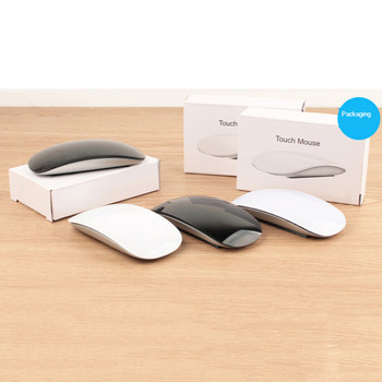 Magic Mouse за Apple Wireless Bluetooth 5.0 Безшумна акумулаторна лазерна мишка Ергономичен дизайн Ултратънки мишки за iPhone Macbook