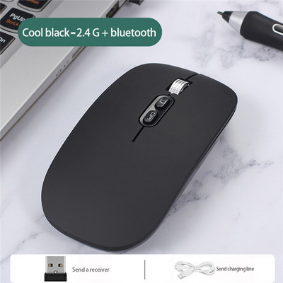 Bežični miš Bluetooth miš Gamer Punjivi računalni miš Bežični USB Ergonomski miš Tihi miševi za Ipad/Mac/Laptop